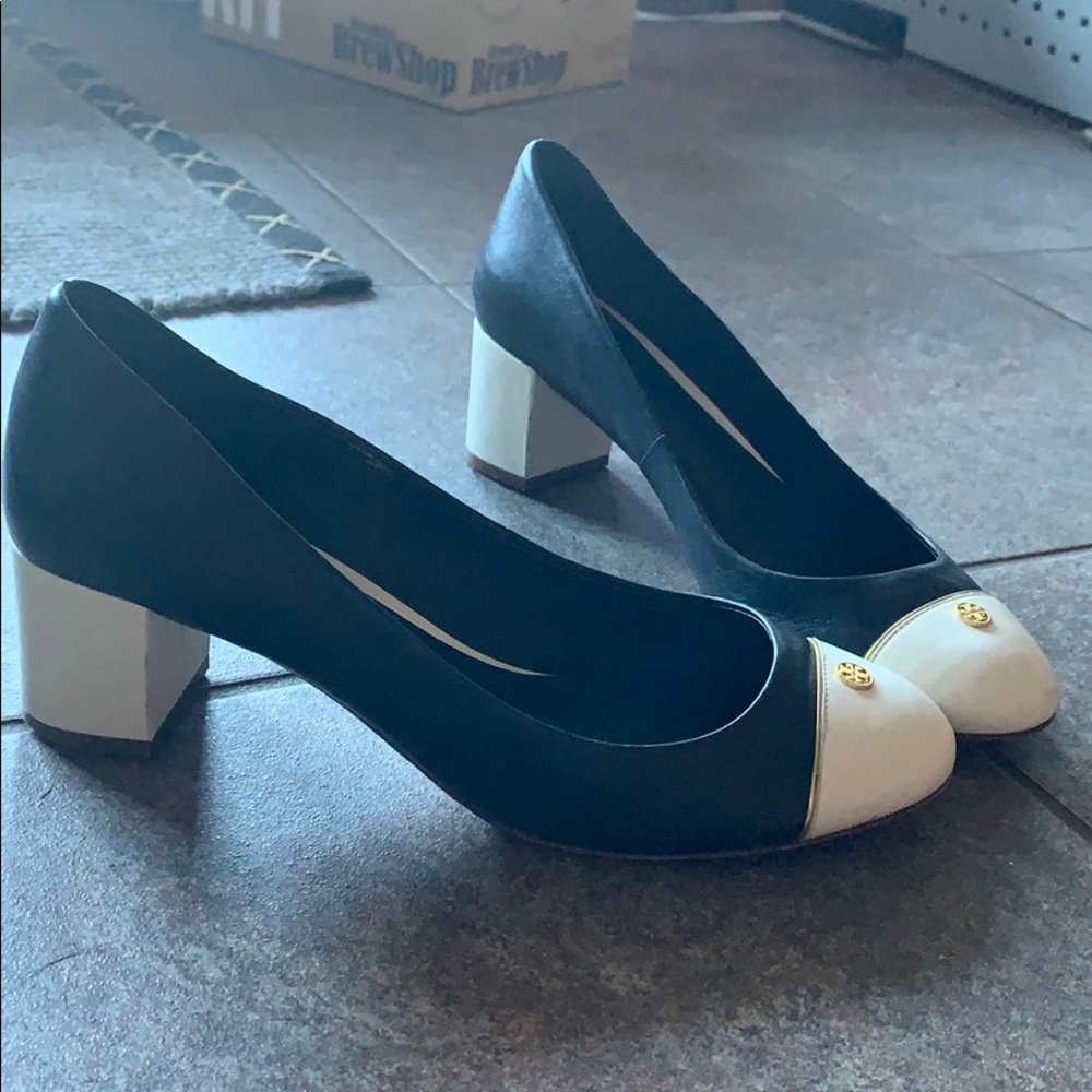 Tory Burch Block Pumps (SOLD on Mercari)